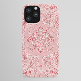 Pink Paisley Bandana iPhone Case