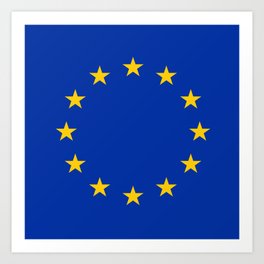 Flag of Europe 3 Art Print | Levy, Europe, Rome, Europa, Union, Heitz, France, Maastricht, Graphicdesign, Eu 