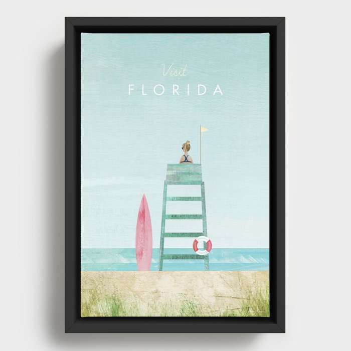 Florida Framed Canvas