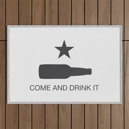 Come And Drink It Outdoor Rug