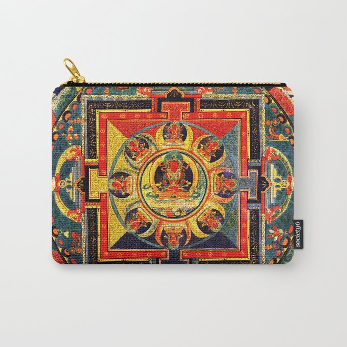 Mandala Buddhist 4 Carry-All Pouch