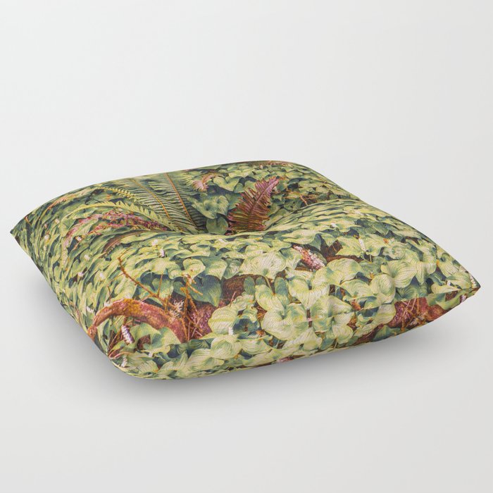 Forest Foliage Floor Pillow