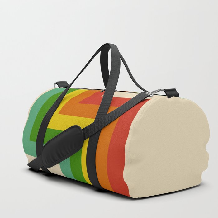 Adnoartina - Classic Retro Summer Style Stripes Duffle Bag
