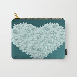 Blue heart Carry-All Pouch | Blue, Heart, Graphicdesign, Valentane, Valentineday, Turquoise, Art, Pattern, Day, Design 