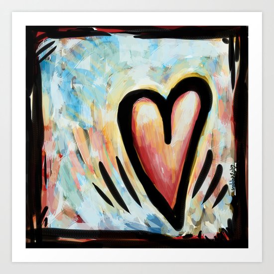 Hello Love Art Print