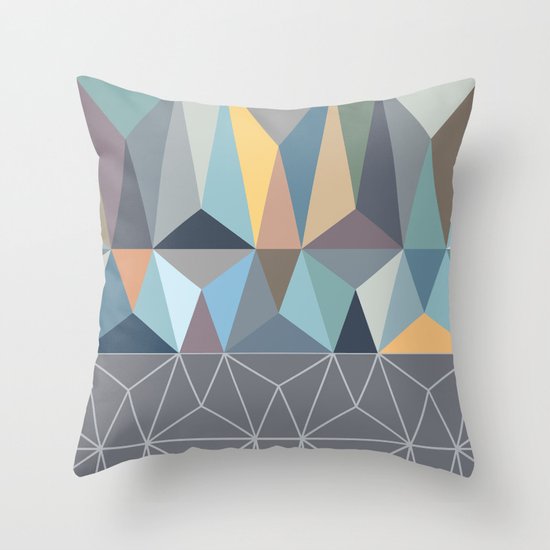 Nordic Combination 31 Throw Pillow
