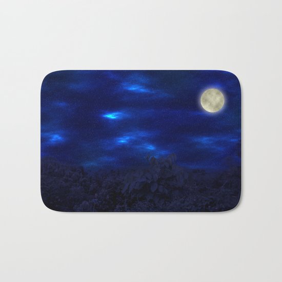 Boga Lake, Bandarban || Bangladesh (Moonlight) Bath Mat