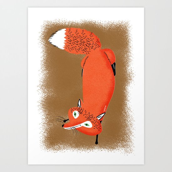 Foxy Art Print