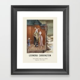 Poster-Leonora Carrington-The Good King Elk Horn. Framed Art Print