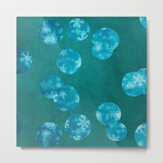 Snowflakes Metal Print