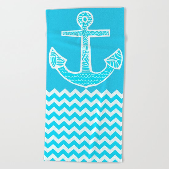 Anchor Beach Towel