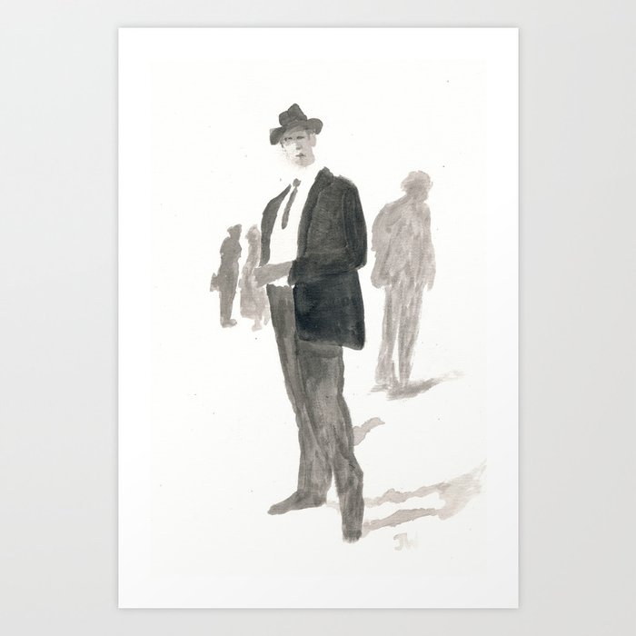 A Dapper Man Art Print