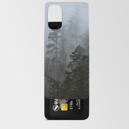 Foggy forest in Oregon  Android Card Case