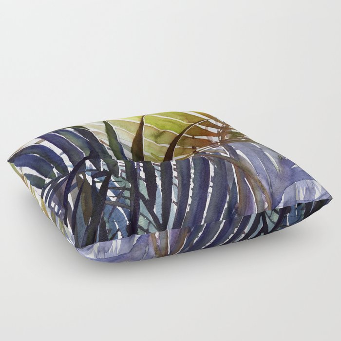 Arecaceae - household jungle #3 Floor Pillow