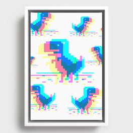 Dino Framed Canvas