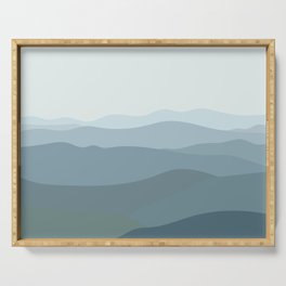 Smokey Mountains Serving Tray