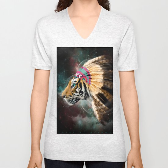 Fight For What You Love (Chief of Dreams: Tiger) Tribe Series Unisex V-Neck
