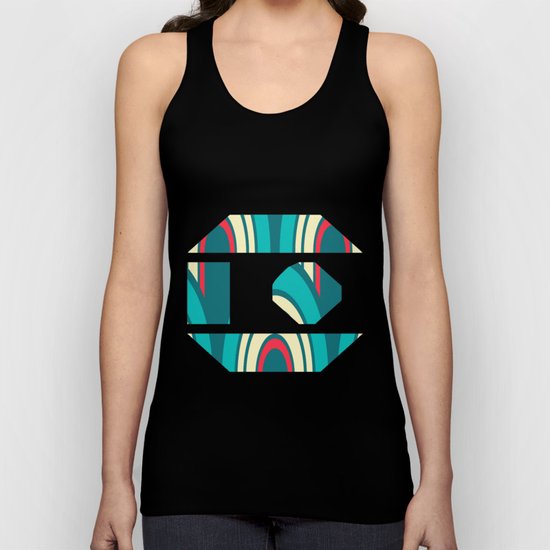 Retro Curves Unisex Tank Top