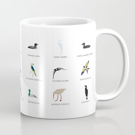 Cape Cod Birds: A Minimalist Field Guide Mug