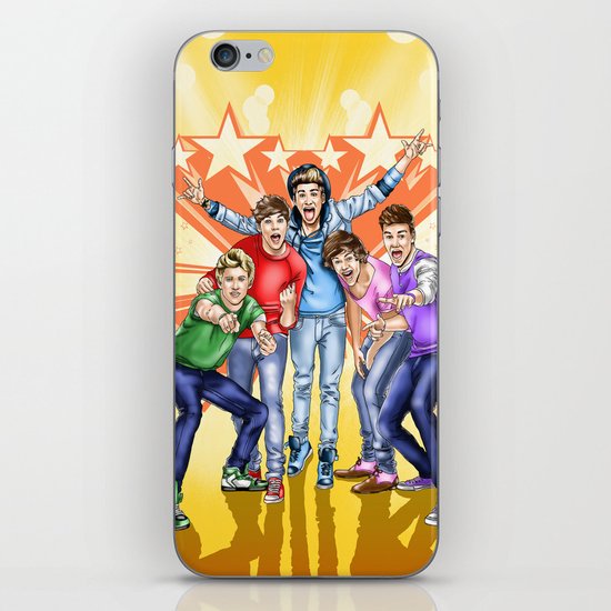 One Direction FAME comic book cover iPhone Skin