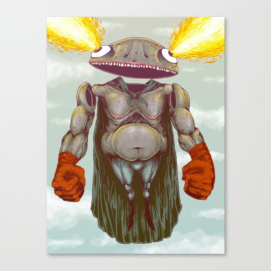 Superheroes SF Canvas Print