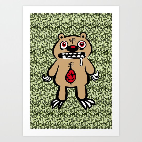 ZOMBEAR Art Print