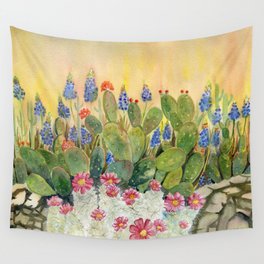 Cactus Garden Wall Tapestry