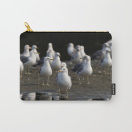 Gulls on the Beach | Birds | Beach Carry-All Pouch