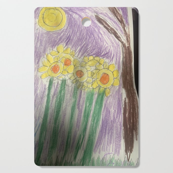 Sunflowers als Vangough Cutting Board