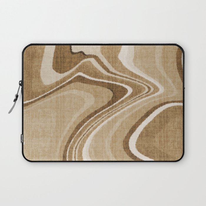 abstract earth tone leaves  Laptop Sleeve