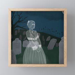 Gothic Novel Ghost  Framed Mini Art Print