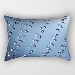 Very pure water | Water droplets | Fresh Water | Clean Water | Water Spray | Abstract Rectangular Pillow