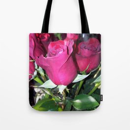Red Roses for Love Tote Bag