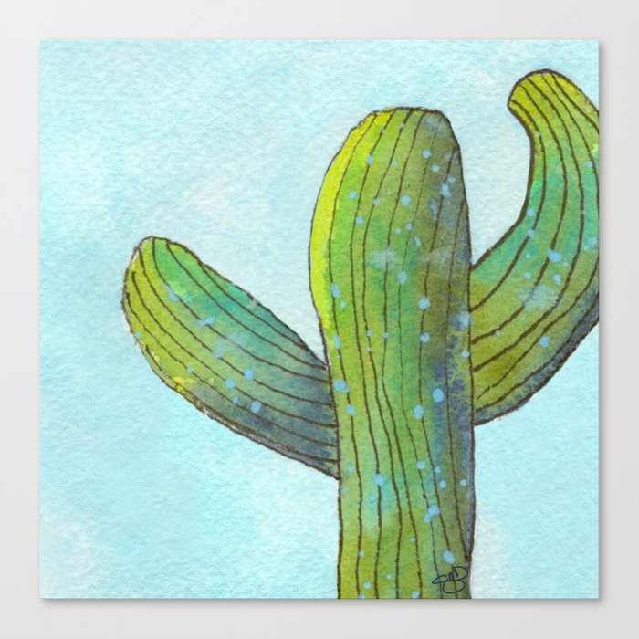 Saguaro Salute Canvas Print