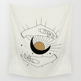 My Moon and The Sun Wall Tapestry