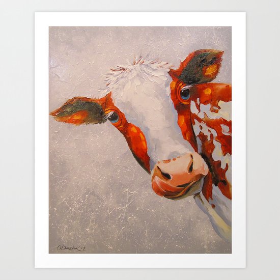 Cow Art Print