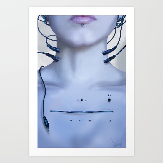 Cd Player Art Print
