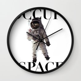 Occupy Space Wall Clock