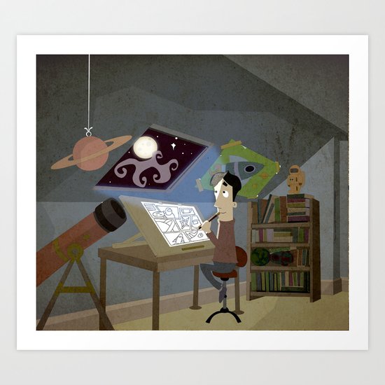 Following the Dream Art Print