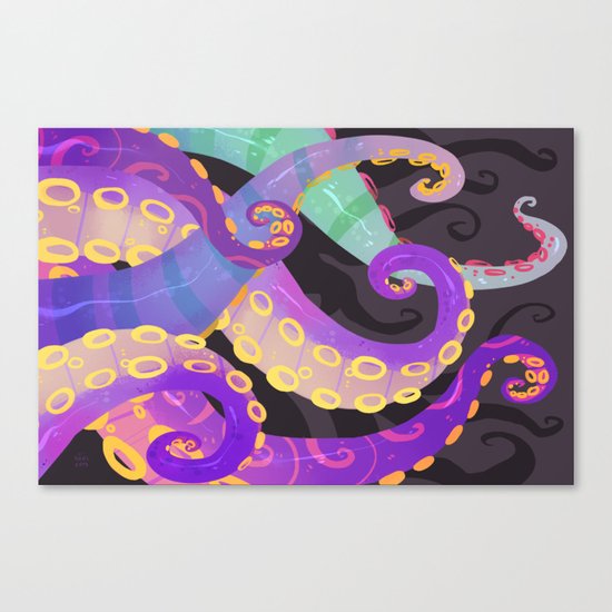 Tentacles Canvas Print