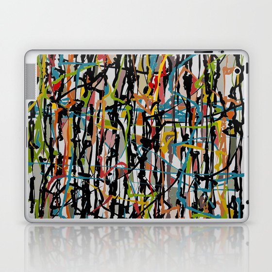 Pollock Wink Laptop & iPad Skin