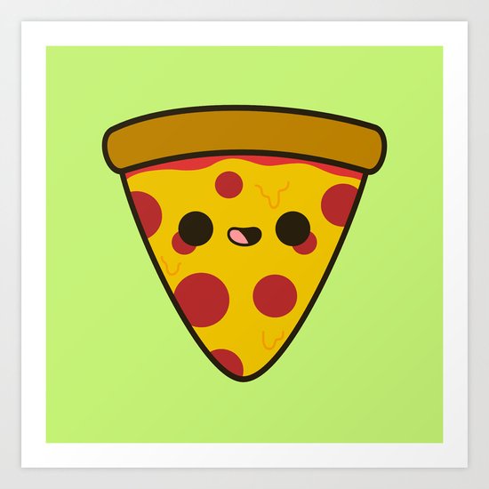 Yummy pizza Art Print