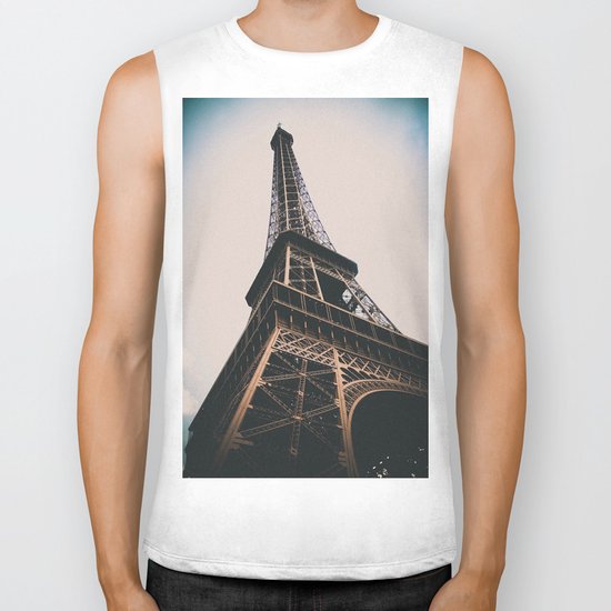 Eiffel Tower Biker Tank