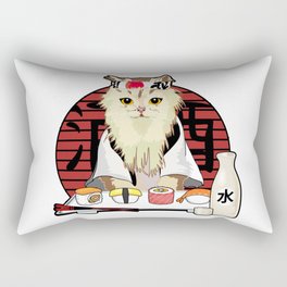 Sushi Cat Rectangular Pillow