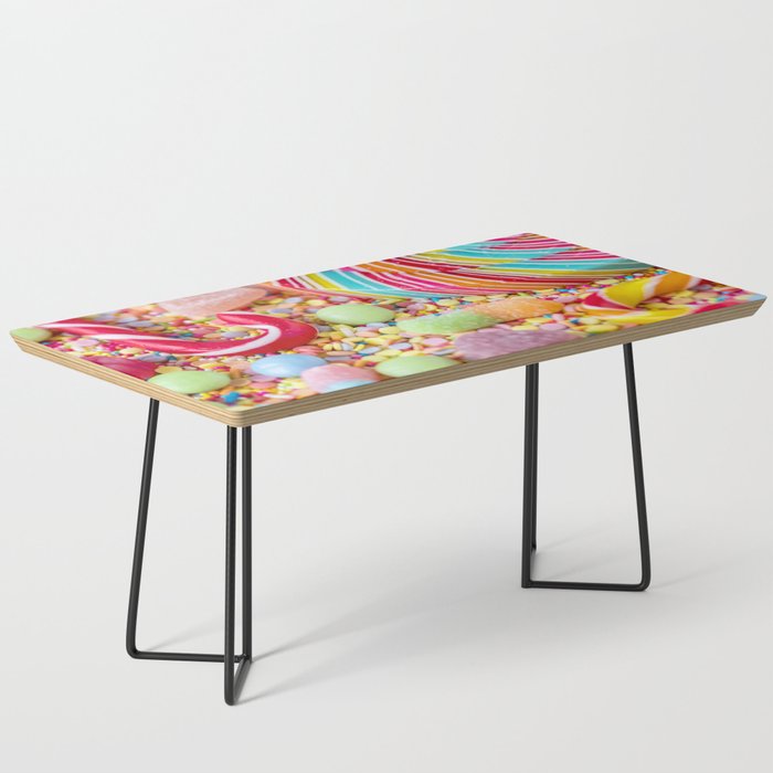 Rainbow Candy Coffee Table By Newburydesigns Society6