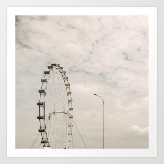 Ferris wheel Art Print