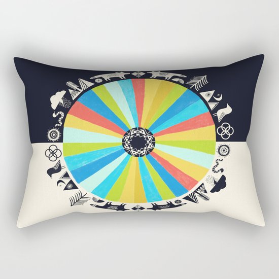 Wolf Talk Rectangular Pillow