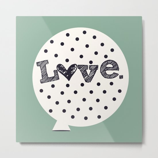 Don't Let It Pop Metal Print