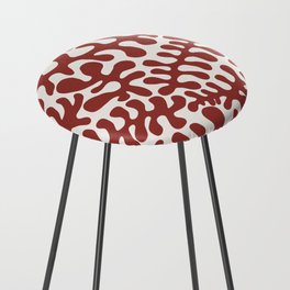 Henri Matisse cut outs seaweed plants pattern 8 Counter Stool