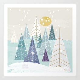 Winter Landscape Art Prints For Any Decor Style Society6